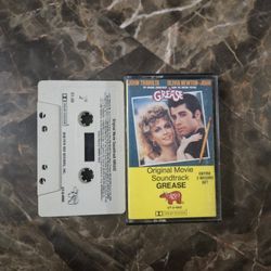Grease Original Movie Soundtrack Cassette Tape 1978 Vintage