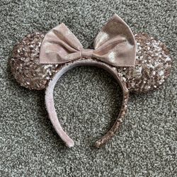 Minnie Mouse Pink Glitter Ears