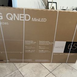 LG 65” QNED85 Mini LED TV, brand new sealed in box