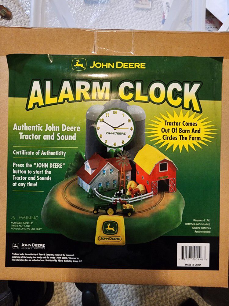 John Deere Alarm Clock