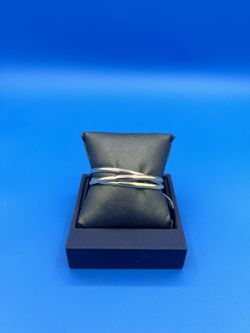 14k Tri-Color Bangle Bracelet