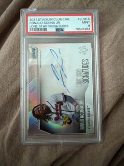 Acuna, Yordan, Altuve, Bregman Seager auto slabs psa!
