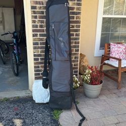 Snowboard Lg Clive Bag With Side Zip Pocket  N Pull Roller 