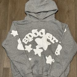 Grey Sp5der Hoodie