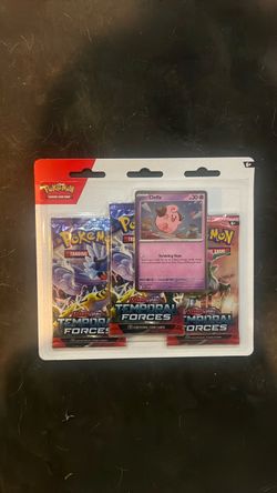 Pokemon Temporal Forces 3 pack blister