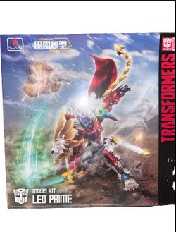 Flame Transformers Leo Prime Articulated ABS Unassembled Robot Model Kit