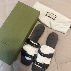 Gucci Women’s Black Slides Size 42