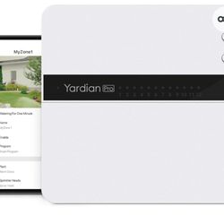 Yardian Pro Smart Sprinkler Controller 6 Zone - Control Buttons, Apple HomeKit, Alexa, Google Assistant and Home Assistant Compatible, Enhanced Wi-Fi,