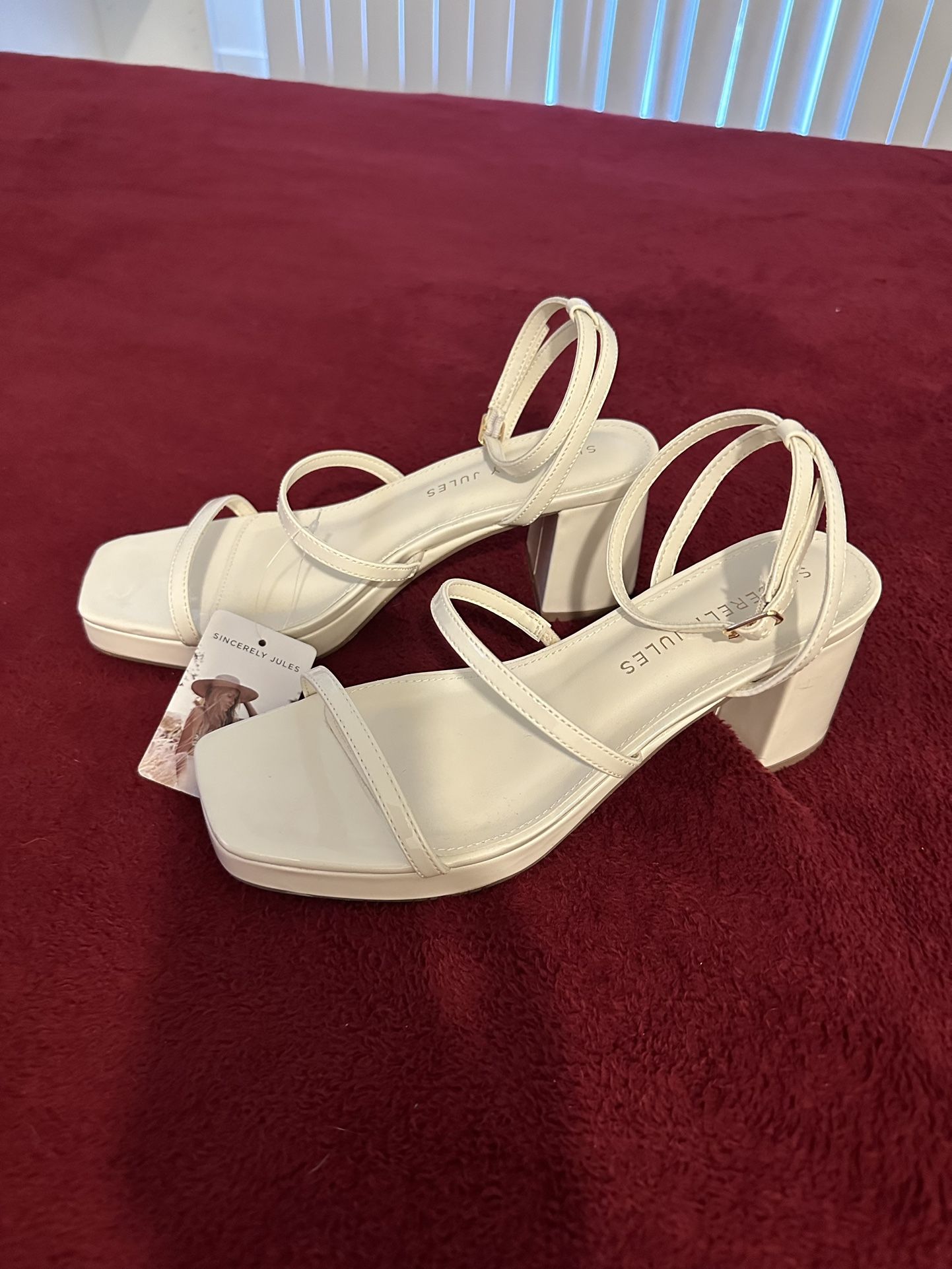 White Heels (size 8.5)