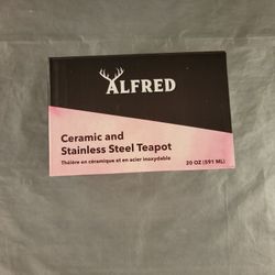Alfred Ceramic and Stainless Steel Teapot - Brand New