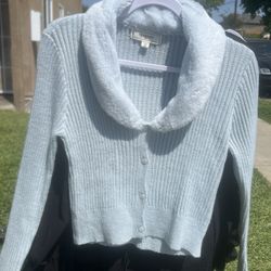 Blue Cardigan 