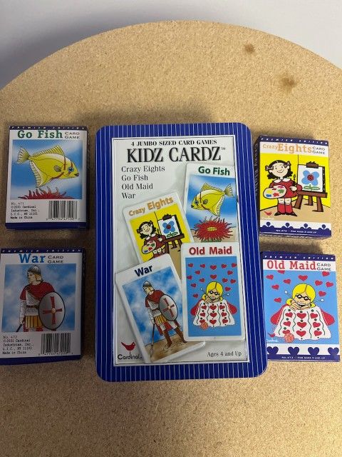 Jumbo Sized Kids Card Games