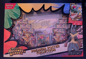Ascended Heroes Premium Poster Collection: Mega Lucario