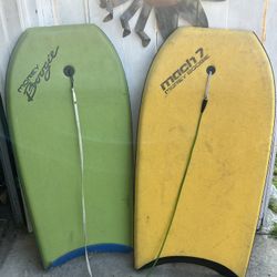 Vintage Morey Mach 7 Bodyboard Boogie 2 Of Them 