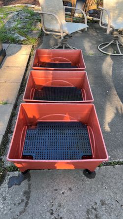 Patio planters - set of 3