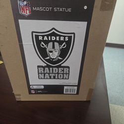 Raiders Mascot Statue 