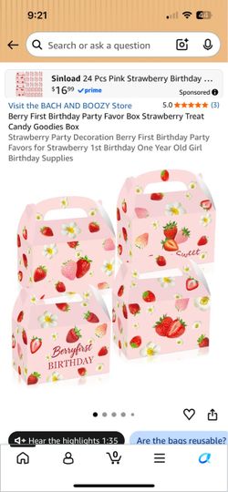 Strawberry Berryfirst Candy Boxes 12 Count