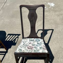 BEAUTIFUL DARK WALNUT ANTIQUE ROCKER 