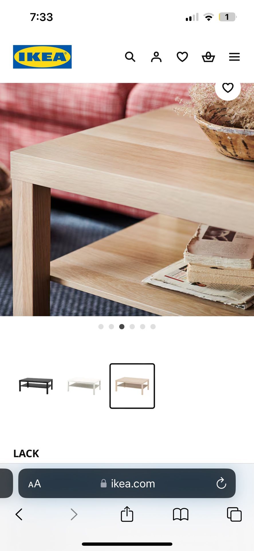 Lack Ikea Coffee Table 