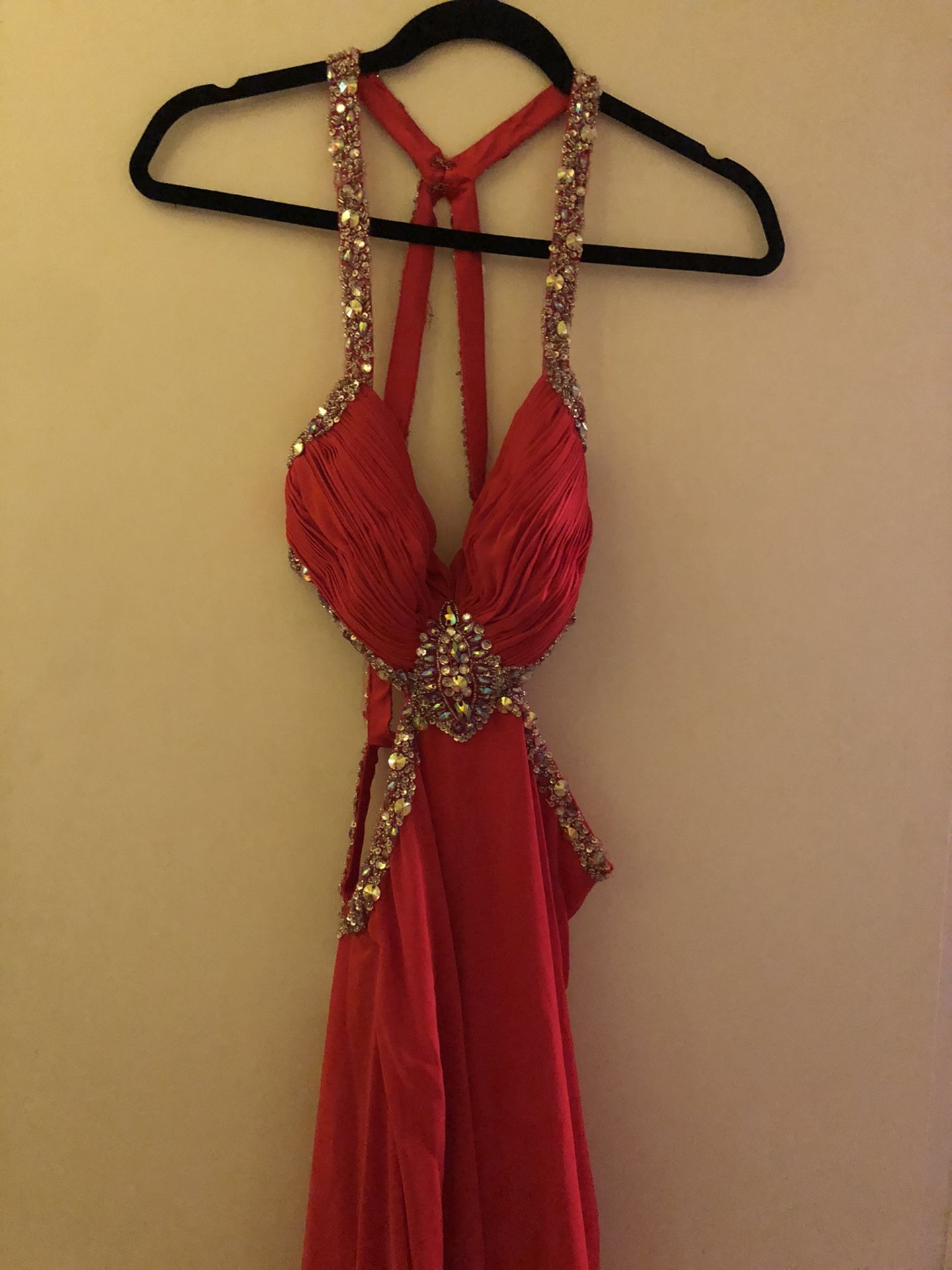 Red/Orange Prom Dress