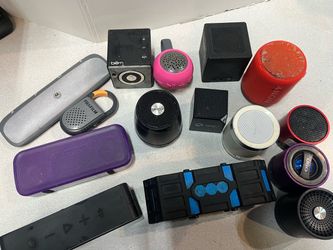 Lot of 15 Bluetooth portable speakers all are are working and fully functional