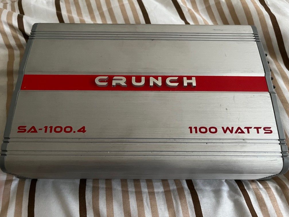 Crunch 4 Channel SA-1100.4 Amplifier 