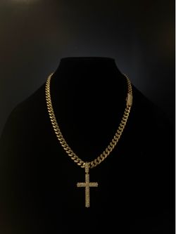 10k solid Monaco chain