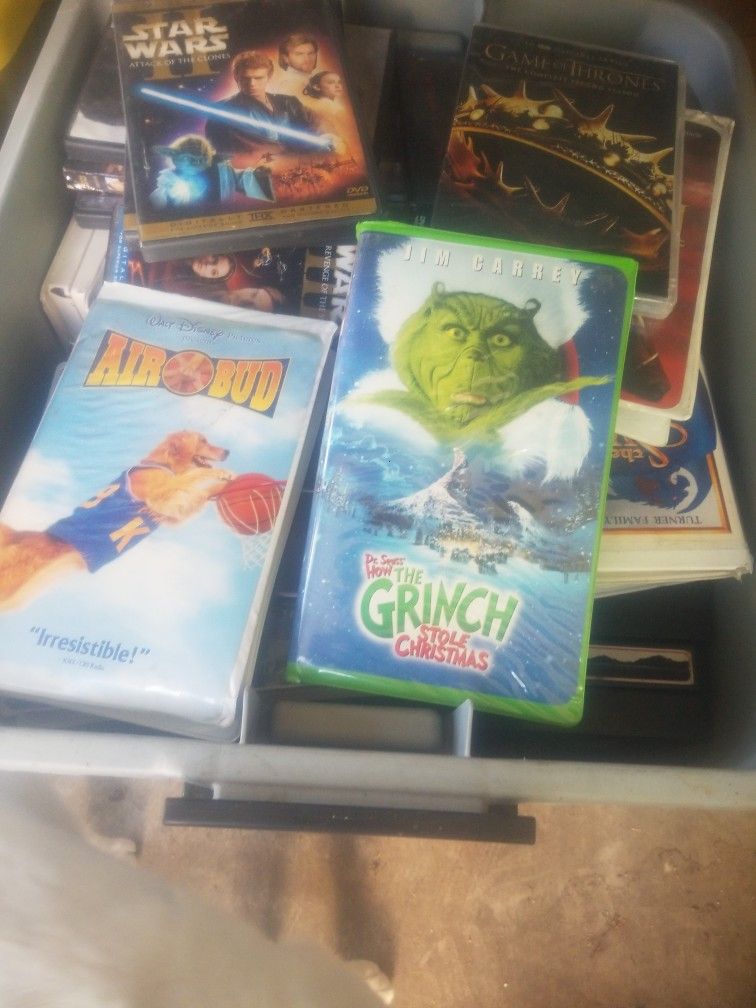 VHS And Dvds