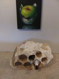Art. One Of A Kind Marble Wine Rack