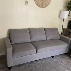 Small Grey Couch 