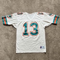 Vintage Champion Miami Dolphins Dan Marino #13 White Men’s Size Large 44 NFL