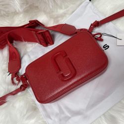 Marc Jacobs Snapshot Crossbody Bag Sandcastle Geranium