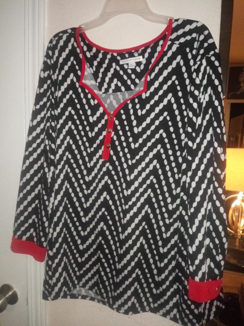 Blouses size xl to 1x $3 each