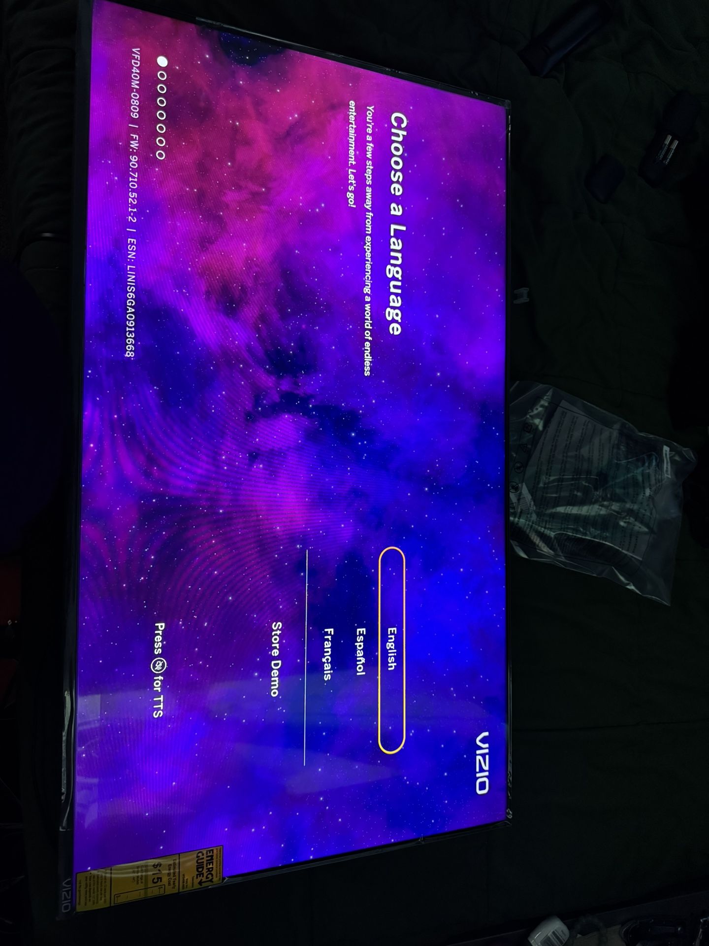40” Vizio