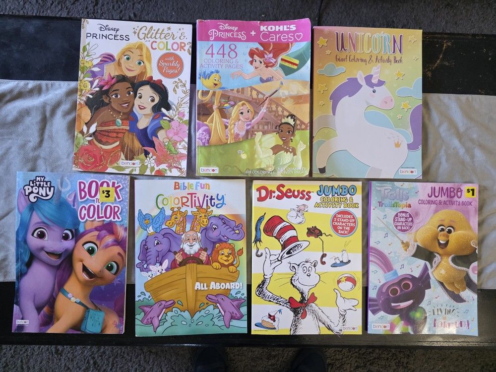 Coloring Book Lot