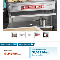FREE!!!Avantco EG48N 48" Electric Countertop Griddle