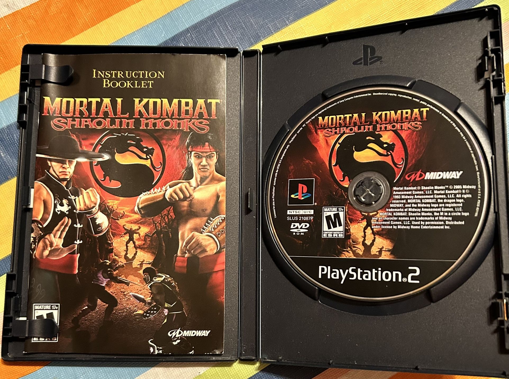 Mortal Kombat: Shaolin Monks, Midway (2005) PlayStation 2