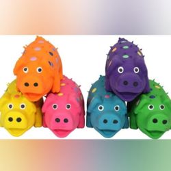 Multipet Mini 4in Latex Pig Polka Dot Globlet Squeaky Dog Toys