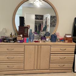 Dresser, 2 Nightstands, Armoire