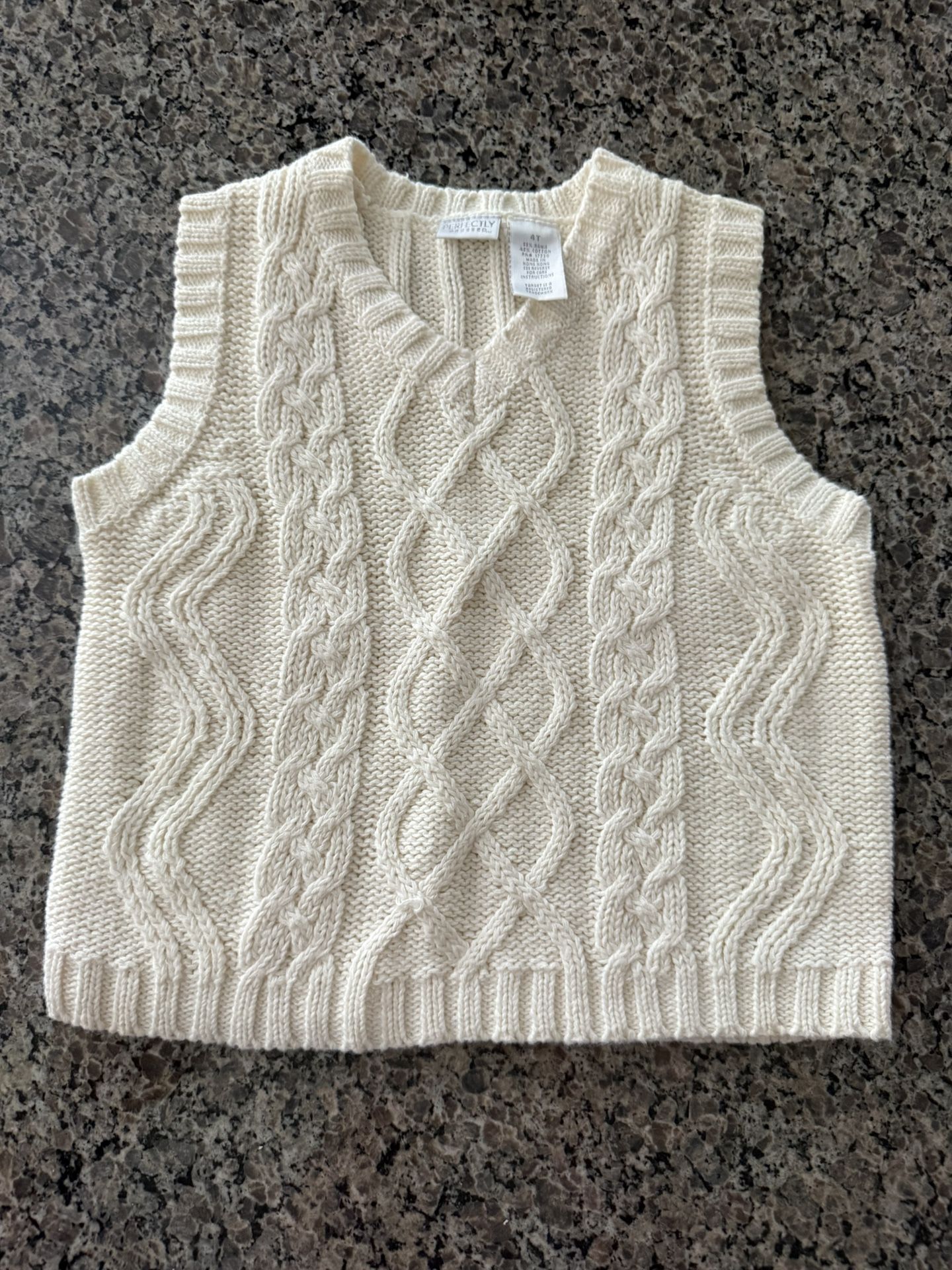 Perfectly Dressed V Neck Sweater 4T