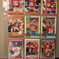 Football Cards 369 In Binder Plus Uncut Sheets And Misc.