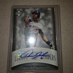 Howard Johnson On Card Auto