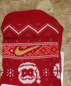 NIKE Christmas socks