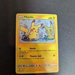 Pokemon Pikachu SM162 Promo Card