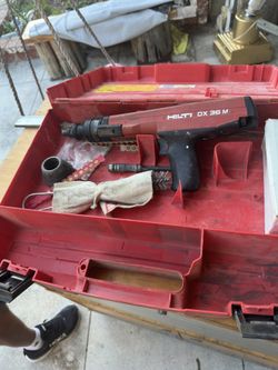 Hilti DX 36 M powder-actuated fastening tool with the case