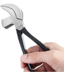 Steel Leathercraft Cobbler Pliers Pincers with Hammer for Shoemaking Leather Craft DIY Working Tool