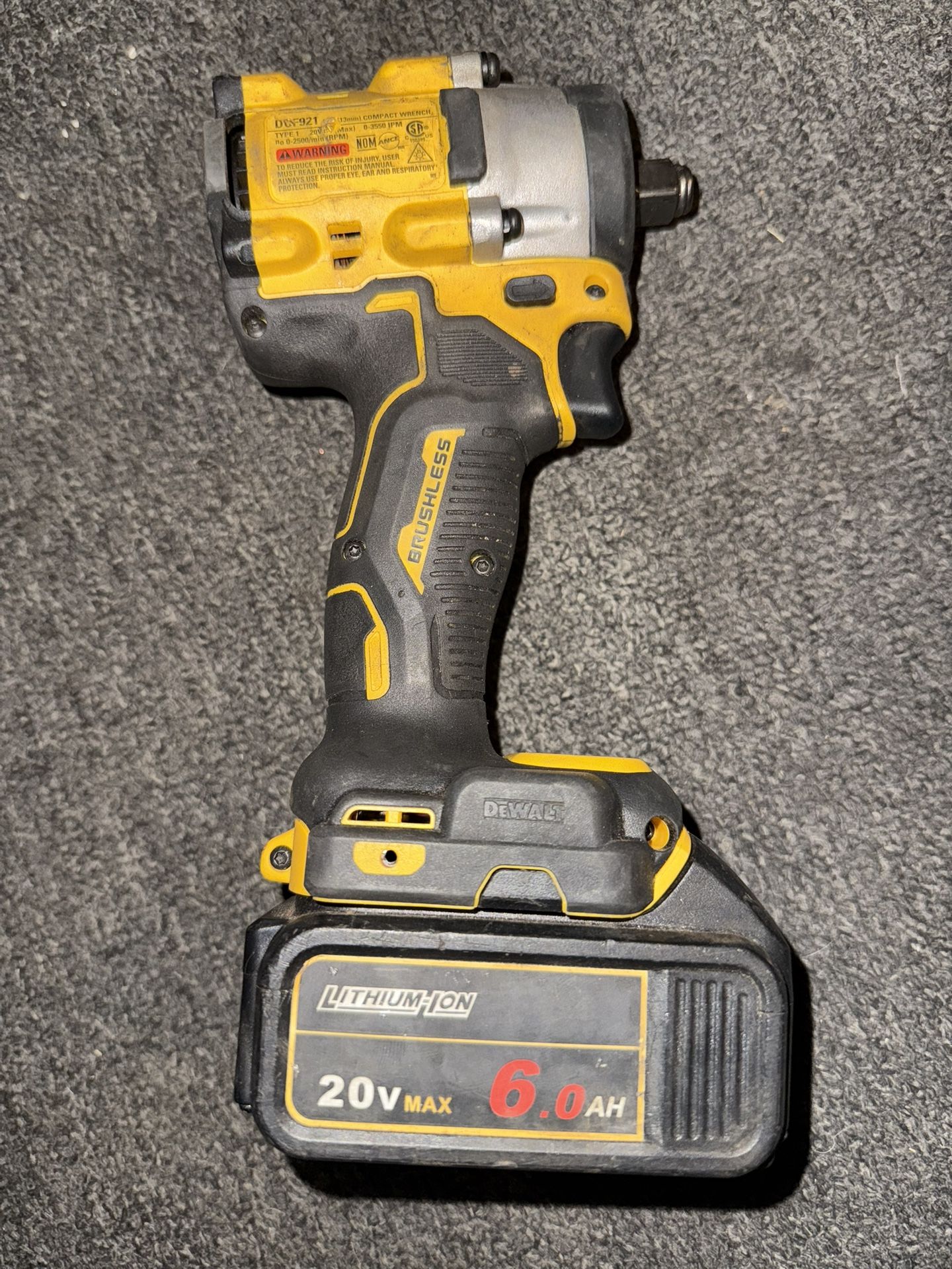 Dewalt 1/2in Impact DCF921