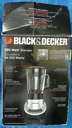 Black & Decker Fusion Blade 12-Speed Blender (Model BL1130SG)