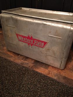 Western Field vintage cooler