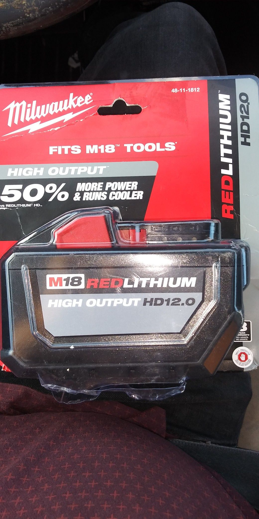 Brand new Milwaukee battery M18 XC12.0